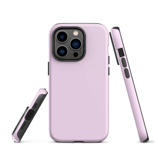 Selago Pink iPhone Case Hardshell 3D Wrap Thermal Plain Color CREATIVETECH