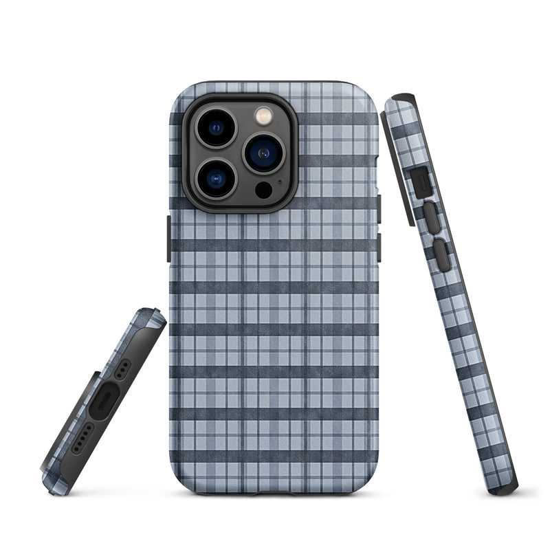 Load image into Gallery viewer, Burberry Blue iPhone Case Hardshell 3D Wrap Thermal CREATIVETECH

