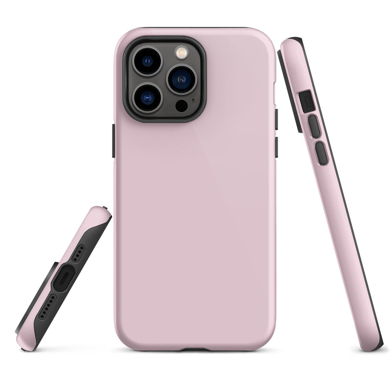 Load image into Gallery viewer, Lace Pink iPhone Case Hardshell 3D Wrap Thermal Plain Color CREATIVETECH
