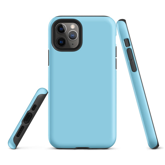 Columbia Blue iPhone Case Hardshell 3D Wrap Thermal Plain Color CREATIVETECH