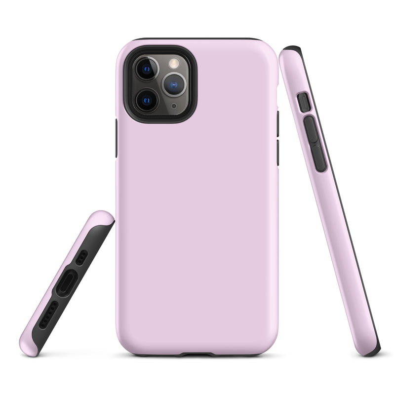 Load image into Gallery viewer, Selago Pink iPhone Case Hardshell 3D Wrap Thermal Plain Color CREATIVETECH
