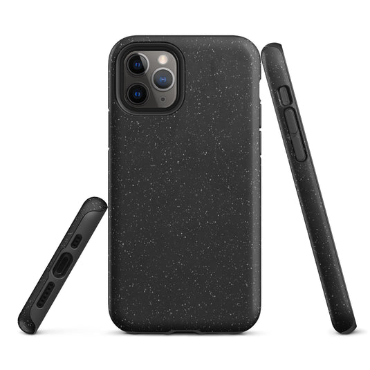 Speckled Black iPhone Case Hardshell 3D Wrap Thermal CREATIVETECH