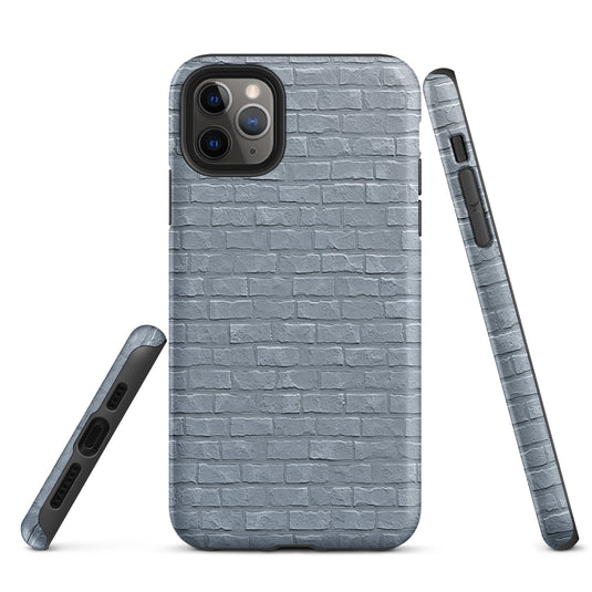 White Grey Brick Stone Phone Case Hardshell 3D Wrap Thermal CREATIVETECH