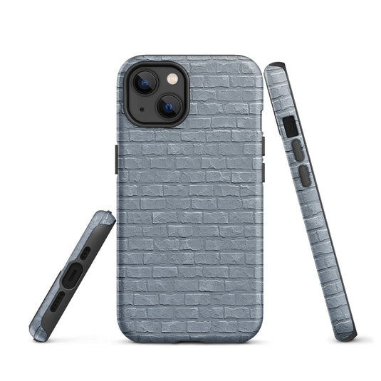 White Grey Brick Stone Phone Case Hardshell 3D Wrap Thermal CREATIVETECH