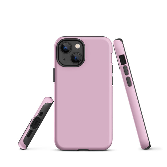 Twilight Pink iPhone Case Hardshell 3D Wrap Thermal Plain Color CREATIVETECH