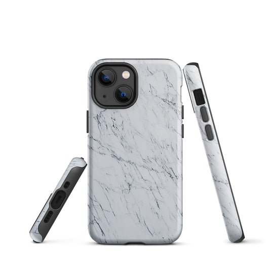 White Marble Stone iPhone Case Hardshell 3D Wrap Thermal CREATIVETECH