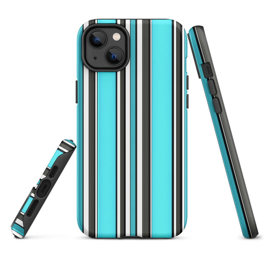 Colorful White Black Blue iPhone Case Double Layer Impact Resistant Tough 3D Wrap Matte or Glossy Finish CREATIVETECH