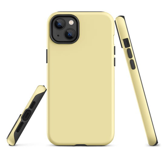 Banana Yellow iPhone Case Hardshell 3D Wrap Thermal Plain Color CREATIVETECH