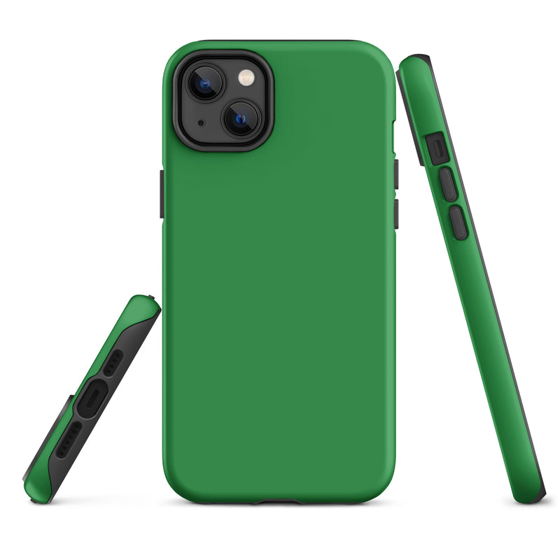 Load image into Gallery viewer, Sea Green iPhone Case Hardshell 3D Wrap Thermal Plain Color CREATIVETECH
