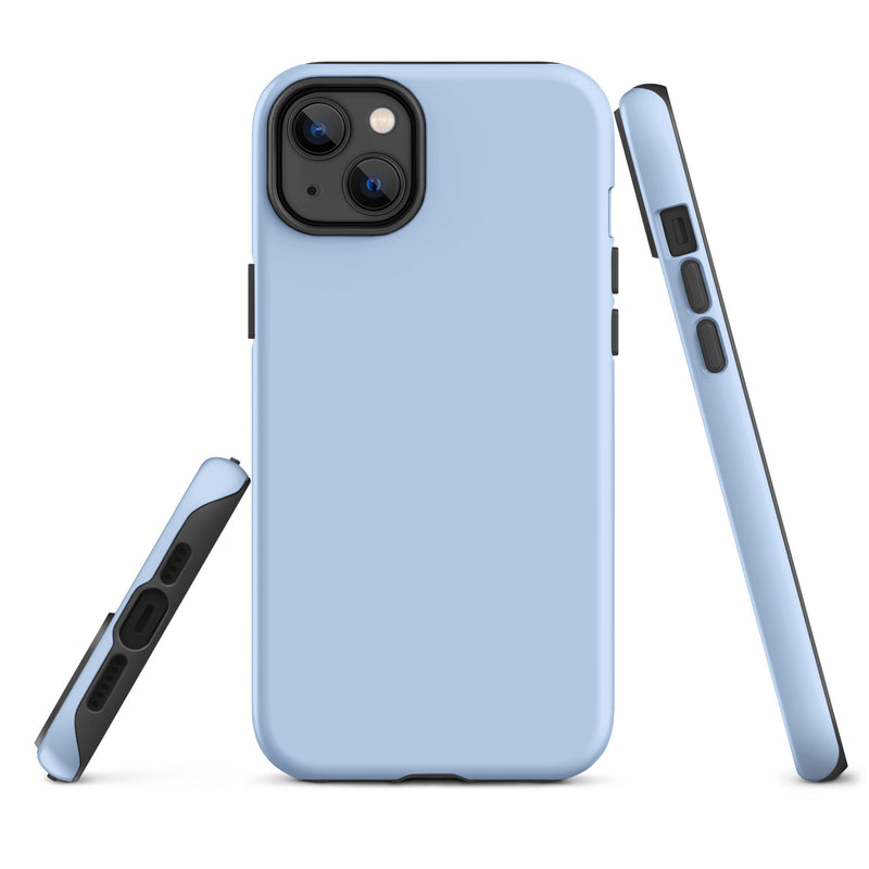 Load image into Gallery viewer, Hawkes Blue iPhone Case Hardshell 3D Wrap Thermal Plain Color CREATIVETECH
