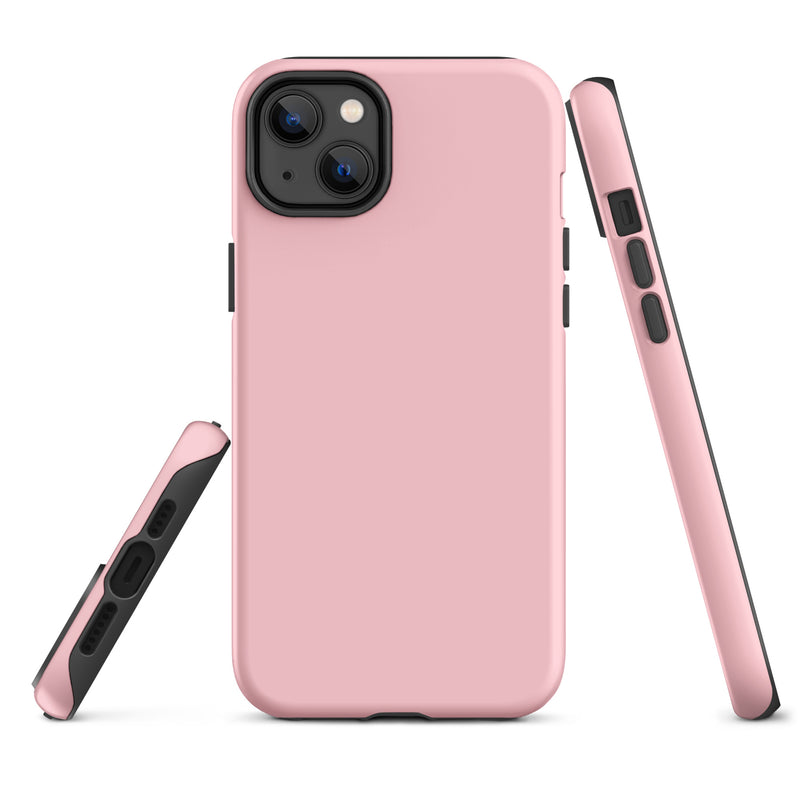 Load image into Gallery viewer, Pink iPhone Case Hardshell 3D Wrap Thermal Plain Color CREATIVETECH
