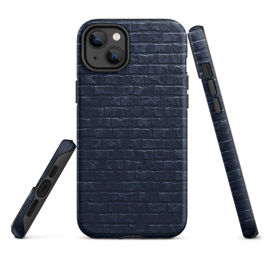 Dark Brick Stone iPhone Case Hardshell 3D Wrap Thermal CREATIVETECH