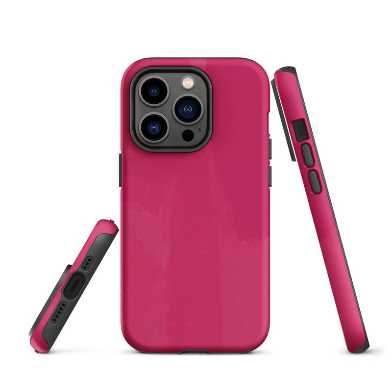 Load image into Gallery viewer, Berry Red Pink Creative Colorful Hardshell iPhone Case Double Layer Impact Resistant Tough 3D Wrap CREATIVETECH
